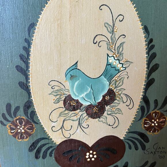 Hand painted Bird wall decor - Picture 7 of 7